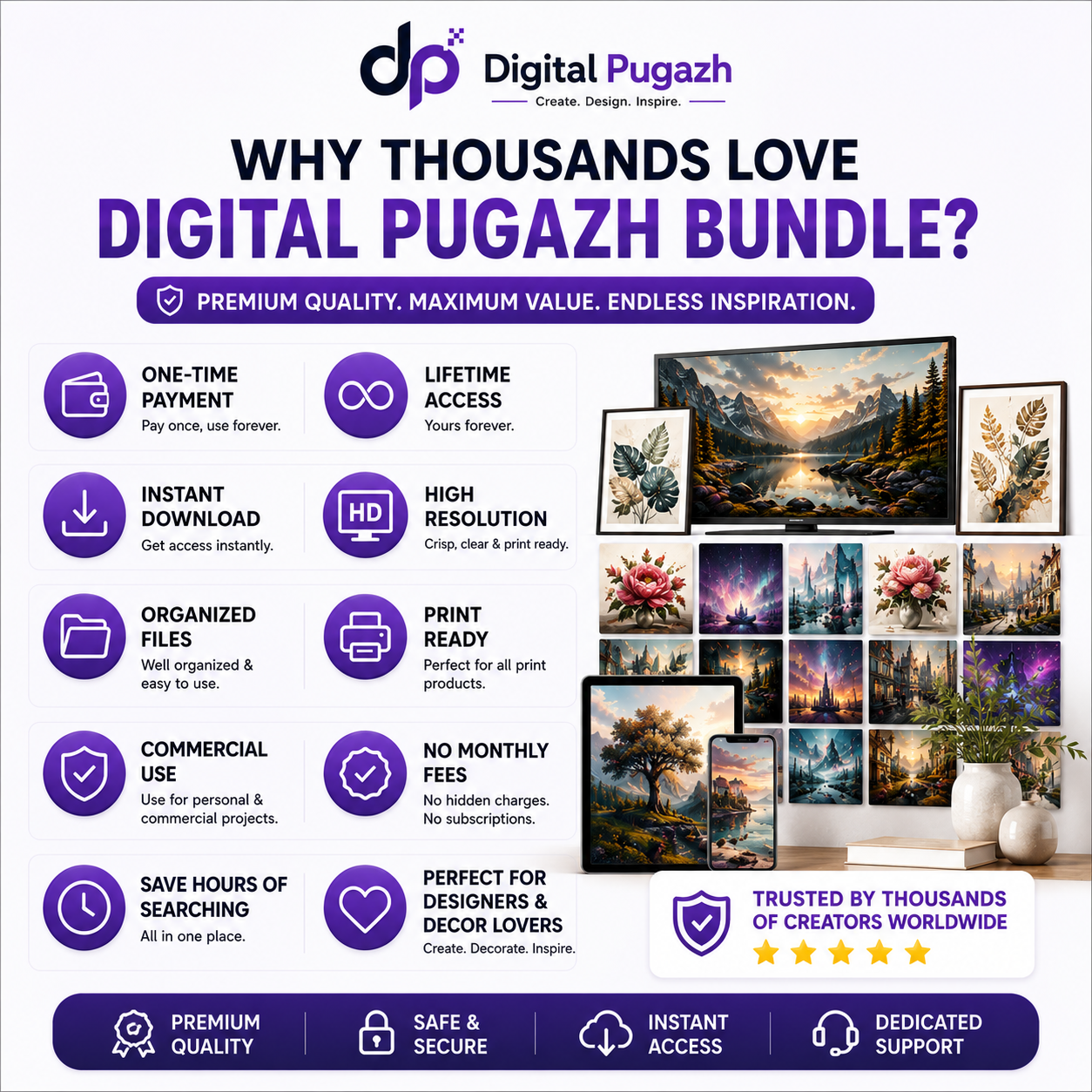 150,000+ Wall Art Mega Bundle | PLR + MRR Rights